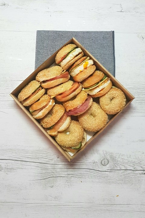 Mini Breakfast Bagels