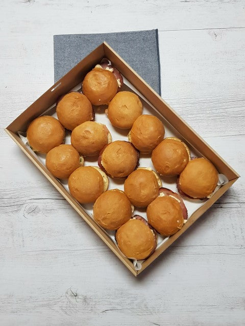 Breakfast slider platter 20 pieces